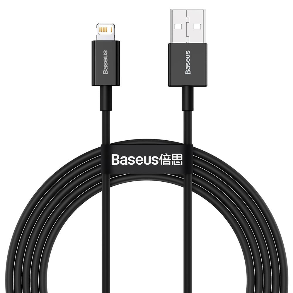 BASEUS KABEL SUPERIOR USB - LIGHTNING 2,0 M 2,4A CZARNY