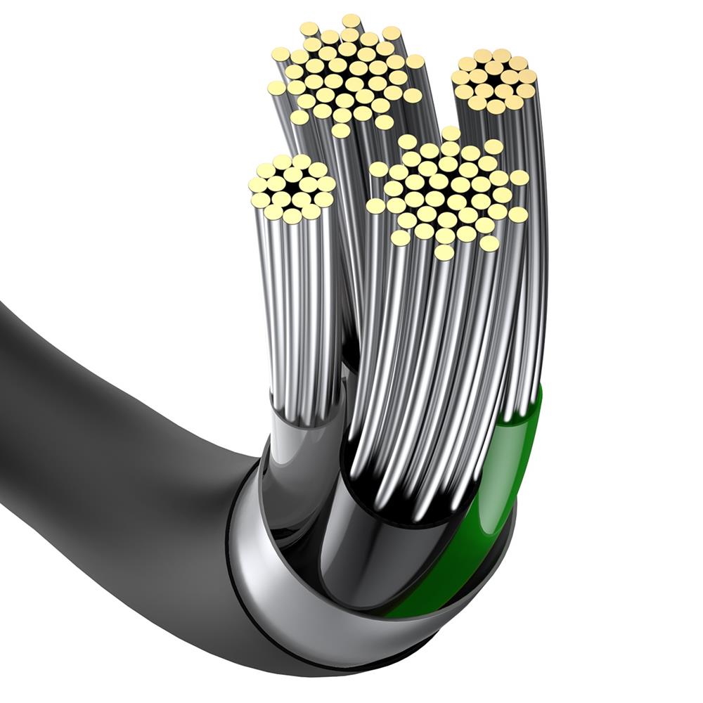 BASEUS KABEL SUPERIOR USB - LIGHTNING 1,0 M 2,4A CZARNY