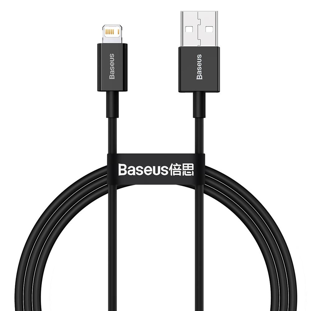 BASEUS KABEL SUPERIOR USB - LIGHTNING 1,0 M 2,4A CZARNY