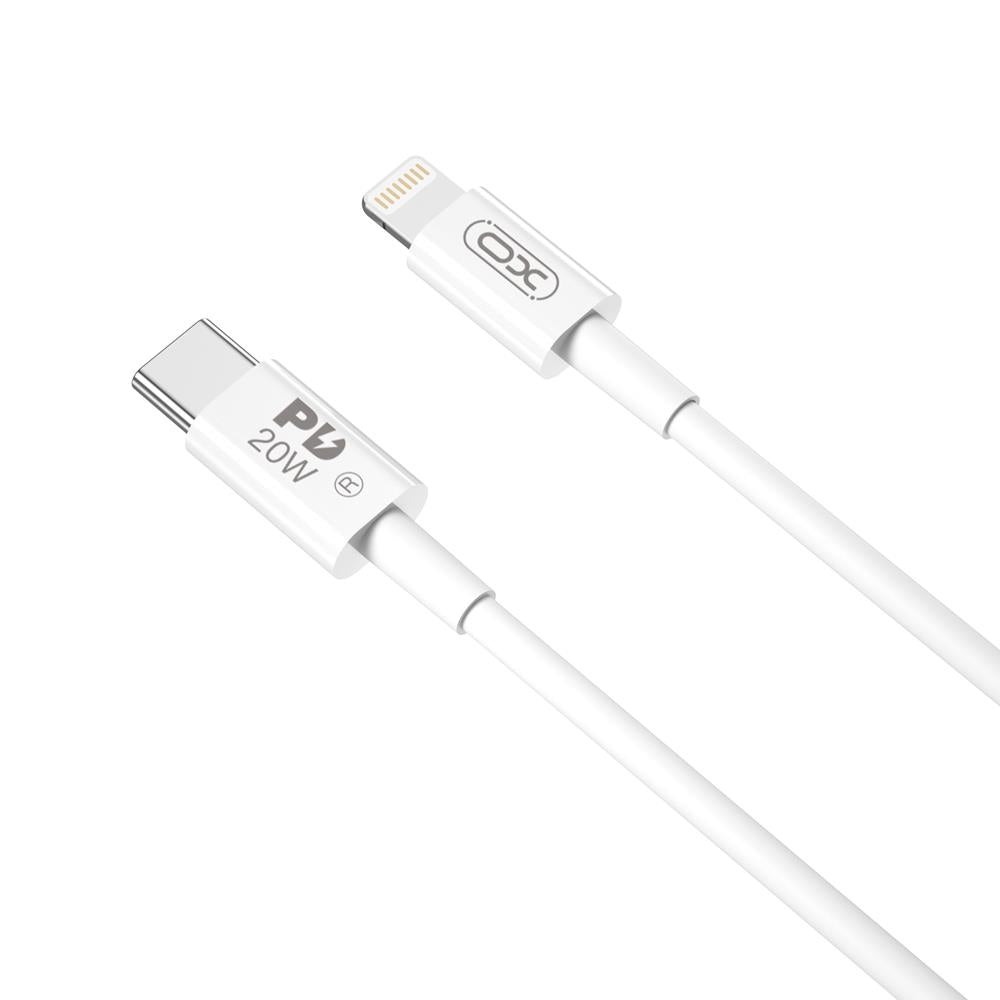 XO KABEL NB-Q189B PD USB-C - LIGHTNING 2,0M 20W BIAŁY