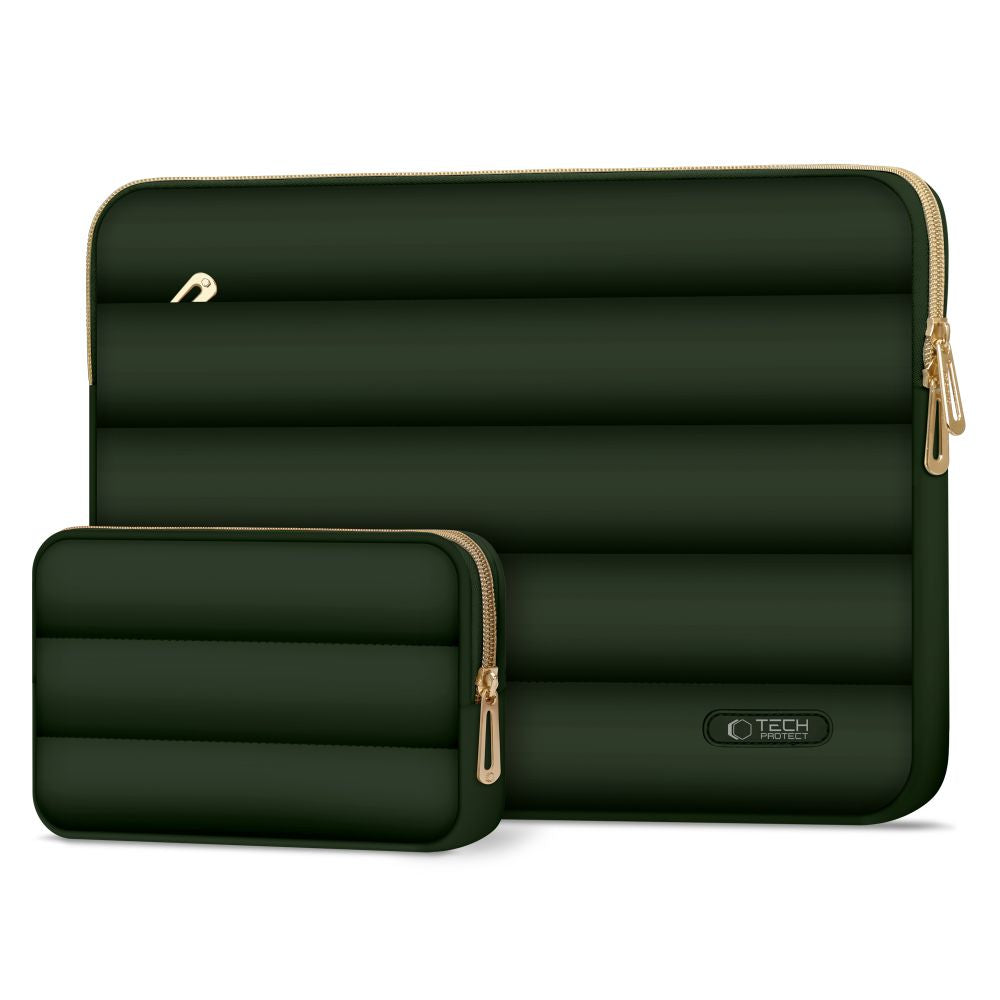 TORBA NA LAPTOPA TECH-PROTECT PUFFY LAPTOP 15-16 ZIELONA