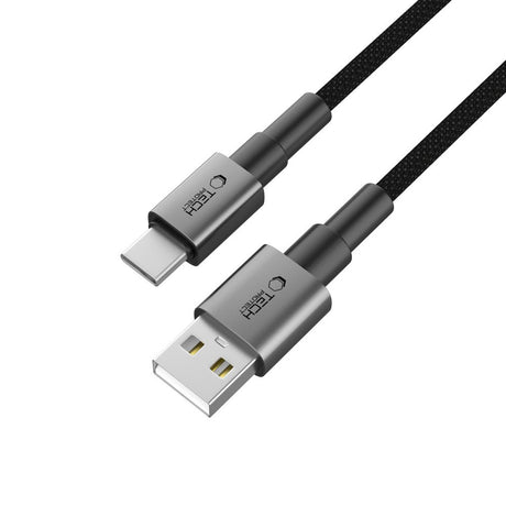 KABEL TECH-PROTECT ULTRABOOST DNA TYPE-C CABLE 15W/3A 50CM IRON SZARY
