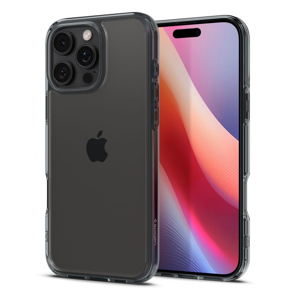 ETUI SPIGEN ULTRA HYBRID IPHONE 16 PRO SPACE CRYSTAL TRANSPARENTNO DYMIONE
