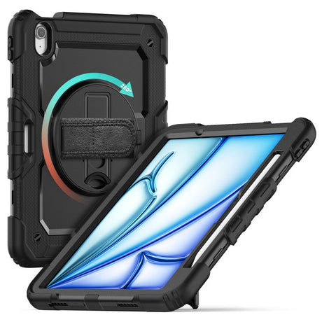 ETUI TECH-PROTECT SOLID360 IPAD AIR 11” 6 / 7 / 2024-2025 CZARNE