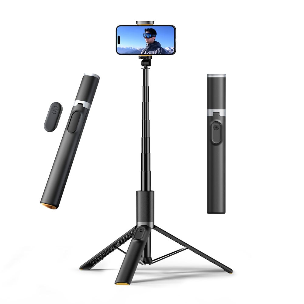 SELFIE STICK TRIPOD TECH-PROTECT L08S BLUETOOTH  BLACK CZARNY