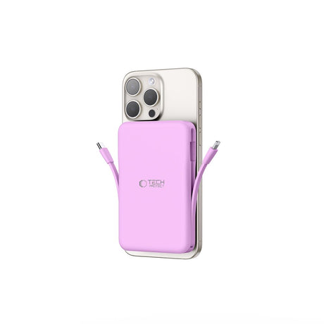 POWERBANK TECH-PROTECT PB31 LIFEMAG MAGSAFE POWER BANK 10000MAH LAVENDER FIOLETOWY