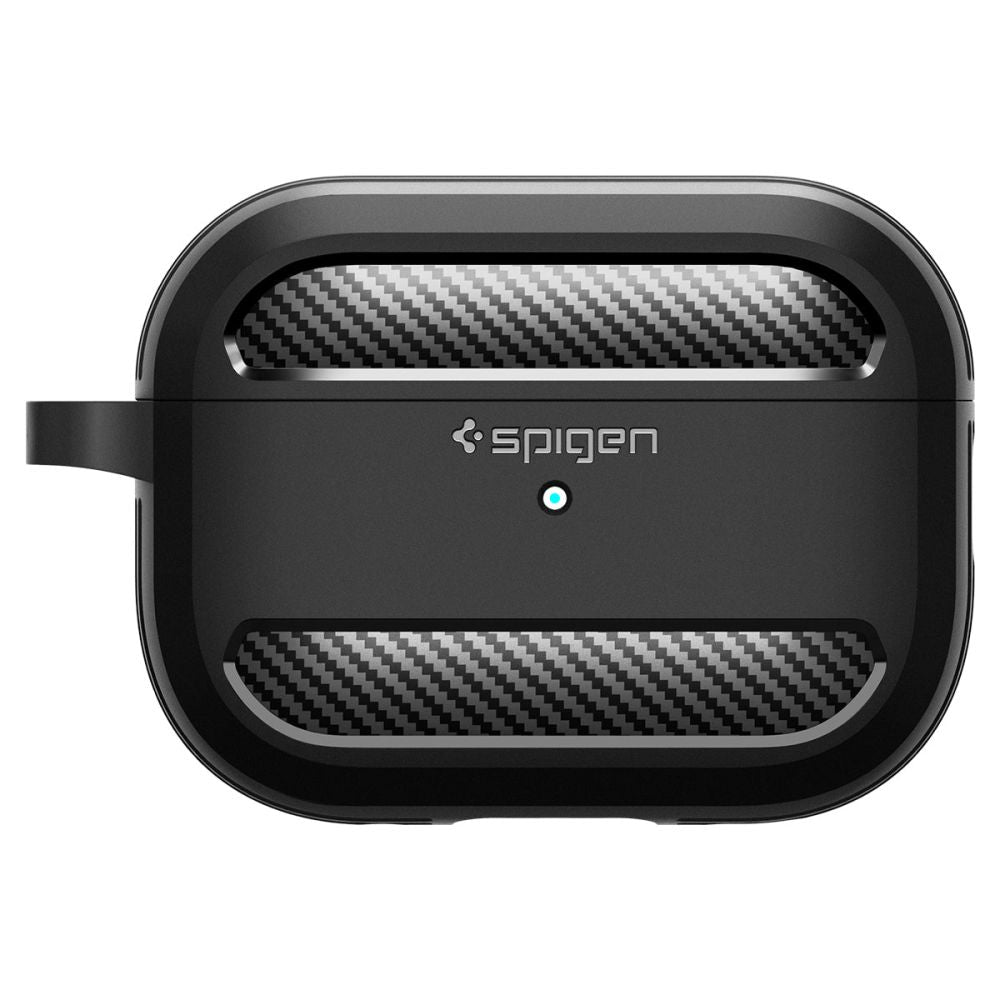 ETUI NA SŁUCHAWKI SPIGEN RUGGED ARMOR APPLE AIRPODS PRO 1 / 2 CZARNE
