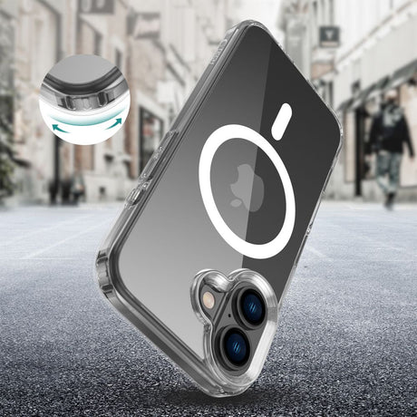 ETUI TECH-PROTECT FLEXAIR HYBRID MAGSAFE IPHONE 16 CLEAR TRANSPARETNE