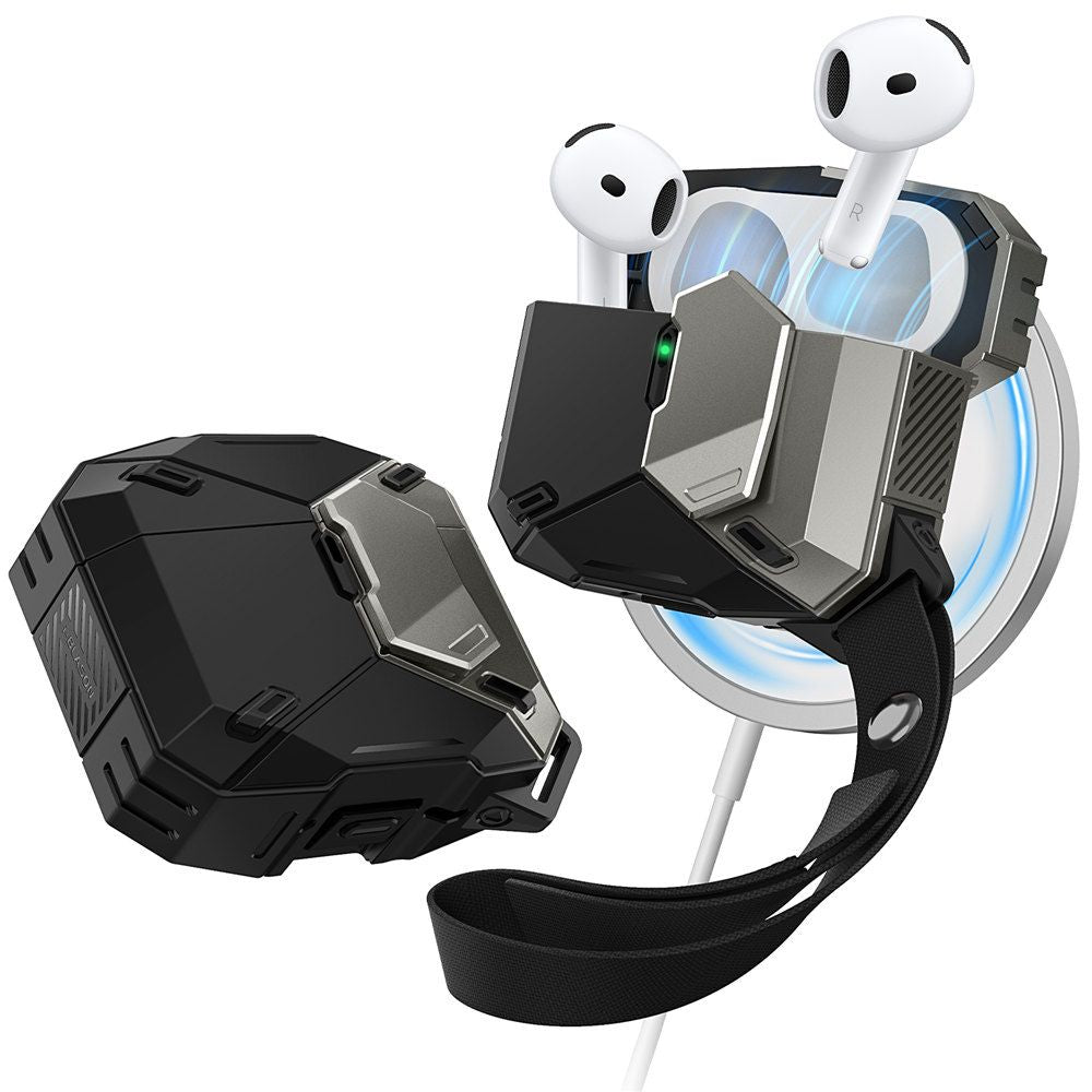 ETUI NA SŁUCHAWKI SUPCASE MATRIX APPLE AIRPODS 4 CZARNY