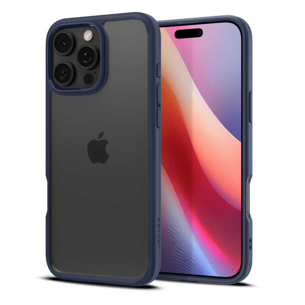 ETUI SPIGEN ULTRA HYBRID IPHONE 16 PRO NAVY BLUE NIEBIESKIE