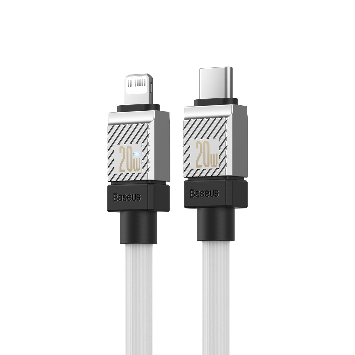 BASEUS KABEL COOLPLAY USB-C - LIGHTNING 1M 20W BIAŁY