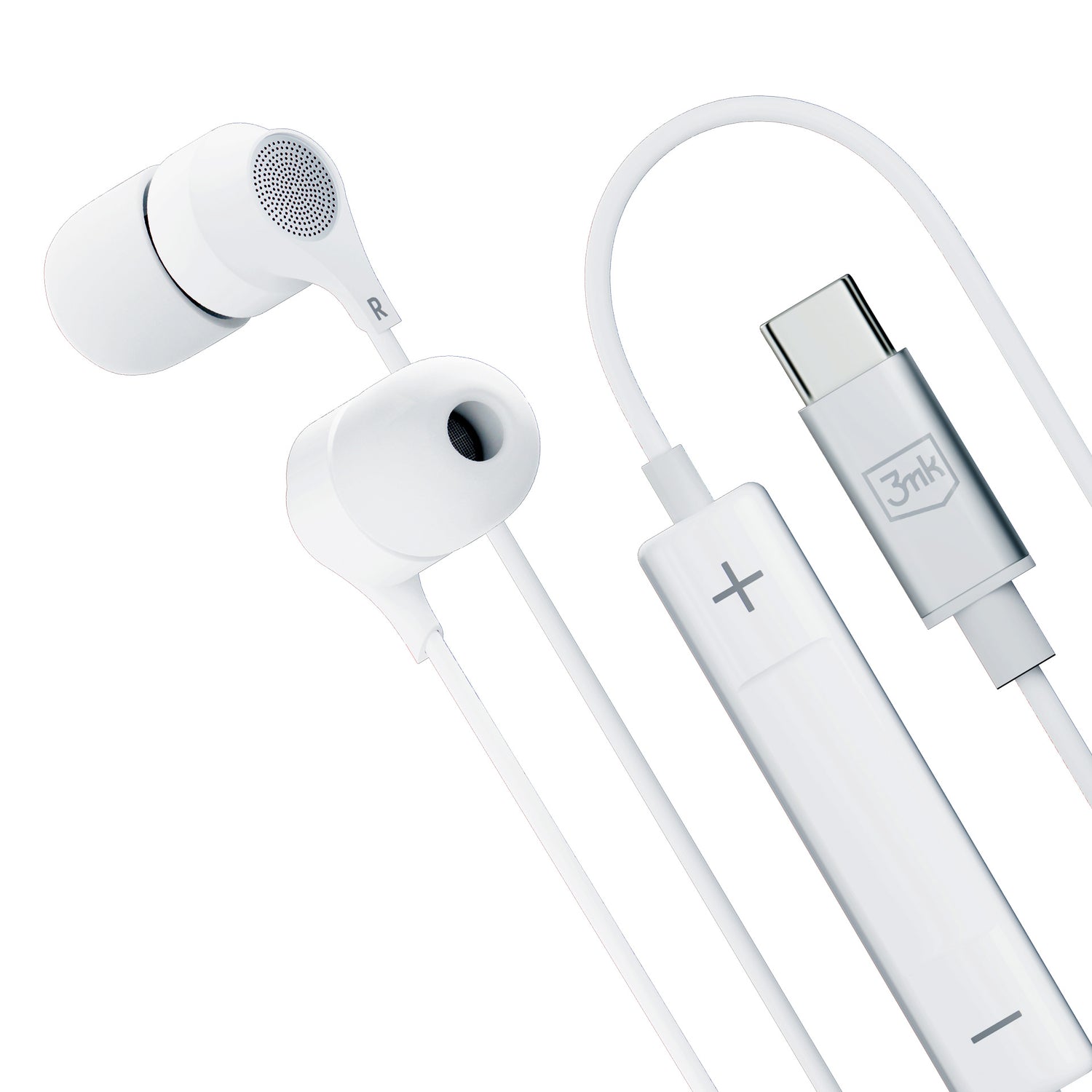 SŁUCHAWKI PRZEWODOWE 3MK WIRED EARPHONES USB-C