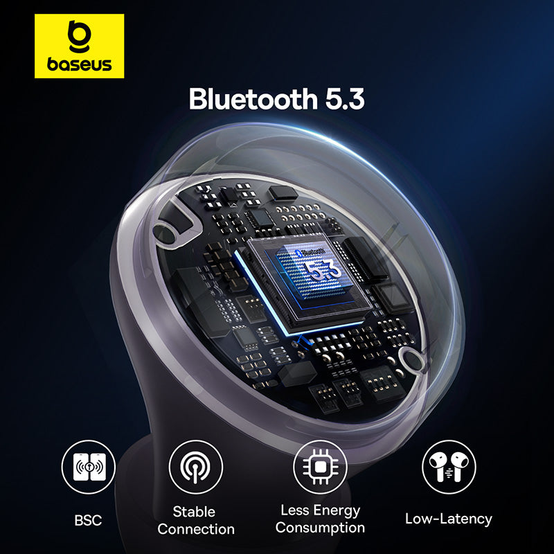 BASEUS SŁUCHAWKI BLUETOOTH BOWIE E18 TRUE WIRELESS EARPHONES FIOLETOWE
