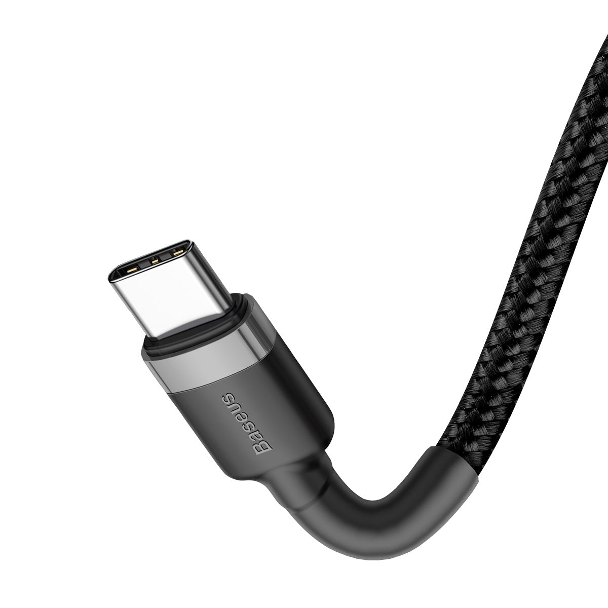 BASEUS KABEL CAFULE PD 2.0 USB-C - USB-C 1,0M 3A SZARO-CZARNY 60W