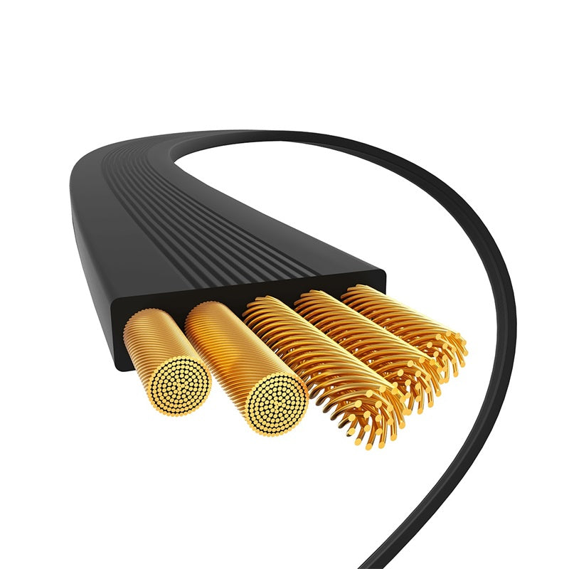 BASEUS KABEL FREE2DRAW MINI USB-C - USB-C 1,0M 100W CZARNY ZWIJANY