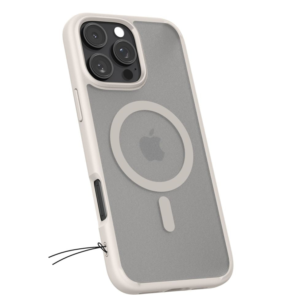 ETUI SPIGEN ULTRA HYBRID MAG MAGSAFE IPHONE 16 PRO MAX FROST NATURAL TITANIUM