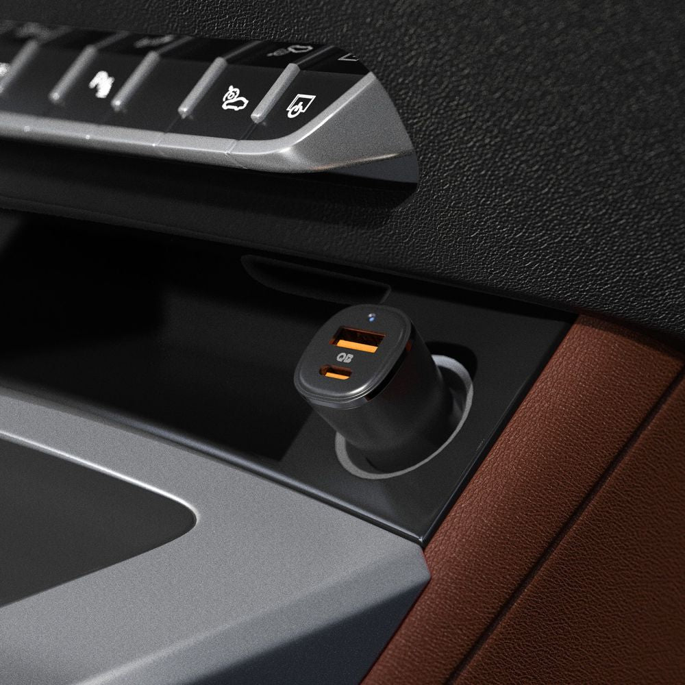 ŁADOWARKA SAMOCHODOWA SPIGEN EV482 ARCSTATION ESSENTIAL CAR CHARGER 48W BLACK CZARNA