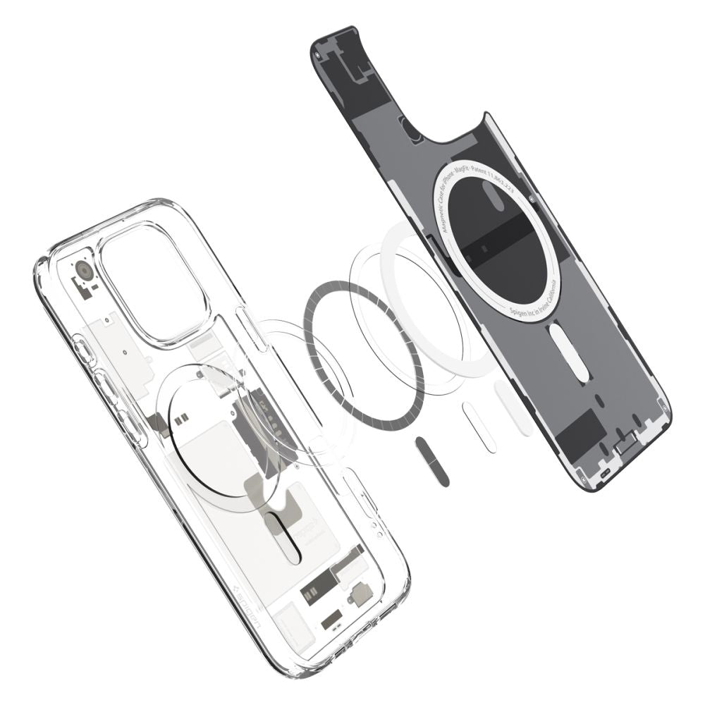 ETUI SPIGEN ULTRA HYBRID MAG MAGSAFE IPHONE 16 PRO MAX ZERO ONE NATURAL TITANIUM