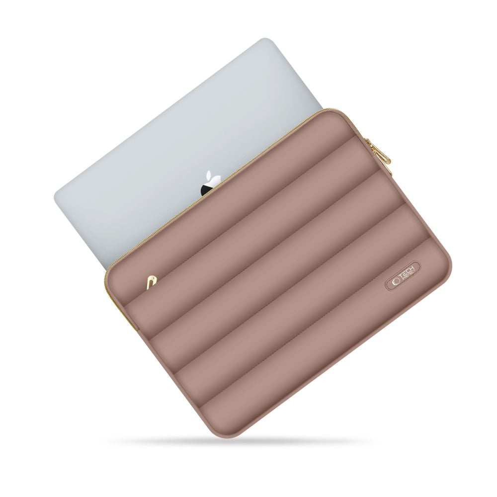 TORBA NA LAPTOPA TECH-PROTECT PUFFY LAPTOP 15-16 BRĄZOWA