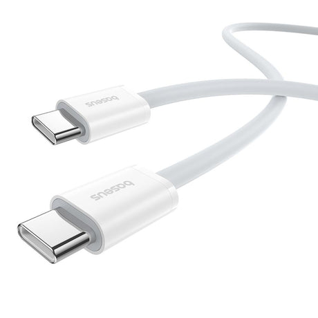BASEUS KABEL SUPERIOR SERIES 2 FAST CHARGING DATA CABLE TYPE-C TO TYPE-C 30W 2M BIAŁY