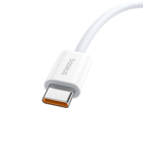 BASEUS KABEL SUPERIOR SERIES 2 FAST CHARGING DATA CABLE TYPE-C TO TYPE-C 100W 2M BIAŁY