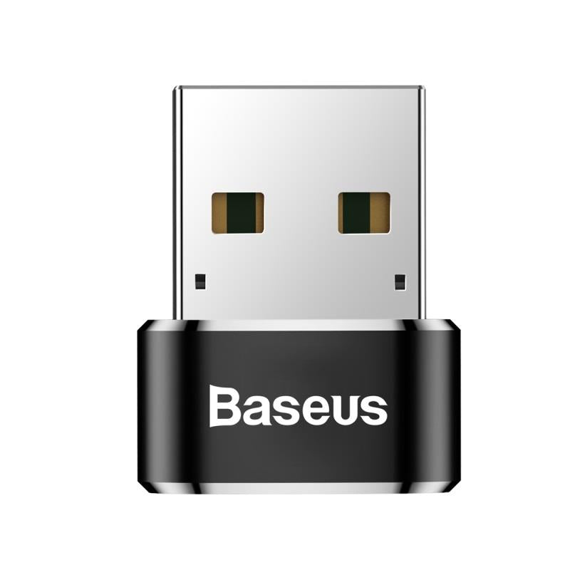 BASEUS ADAPTER OTG MINI USB-C - USB CZARNY