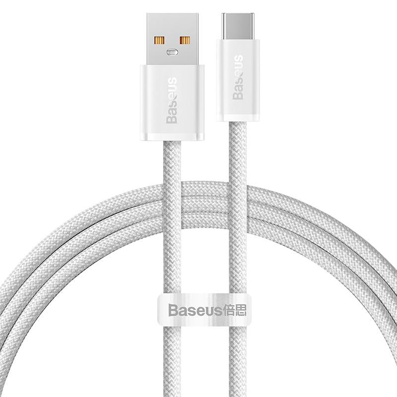 BASEUS KABEL DYNAMIC USB - USB-C 2,0M BIAŁY 100W