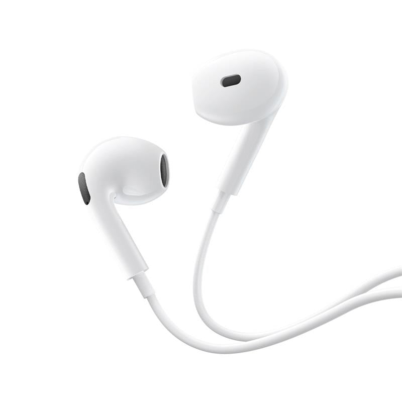 BASEUS ENCOK HZ19 SŁUCHAWKI PRZEWODOWE JACK 3,5 MM BIAŁE