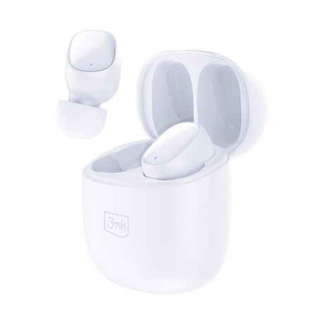 SŁUCHAWKI 3MK FLOWBUDS WHITE BIAŁE