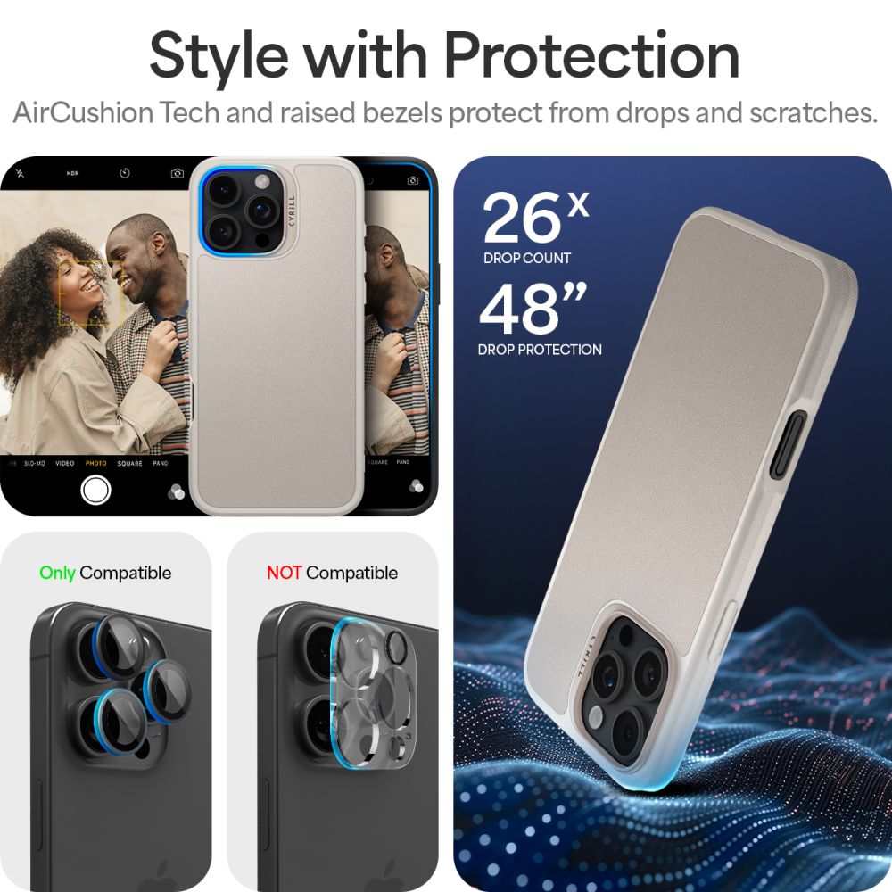 ETUI SPIGEN CYRILL KAJUK MAG MAGSAFE IPHONE 16 PRO CREAM BEŻOWE