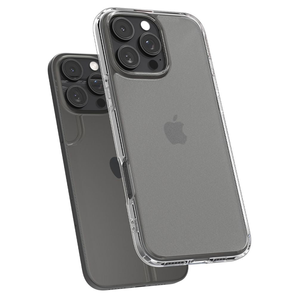 ETUI SPIGEN ULTRA HYBRID IPHONE 16 PRO MAX FROST CLEAR MATOWO TRANSPARETNE