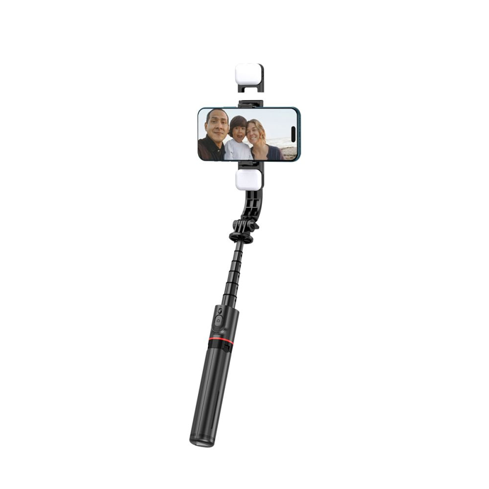TECH-PROTECT L05S BLUETOOTH SELFIE STICK TRIPOD & LED LIGHT CZARNY