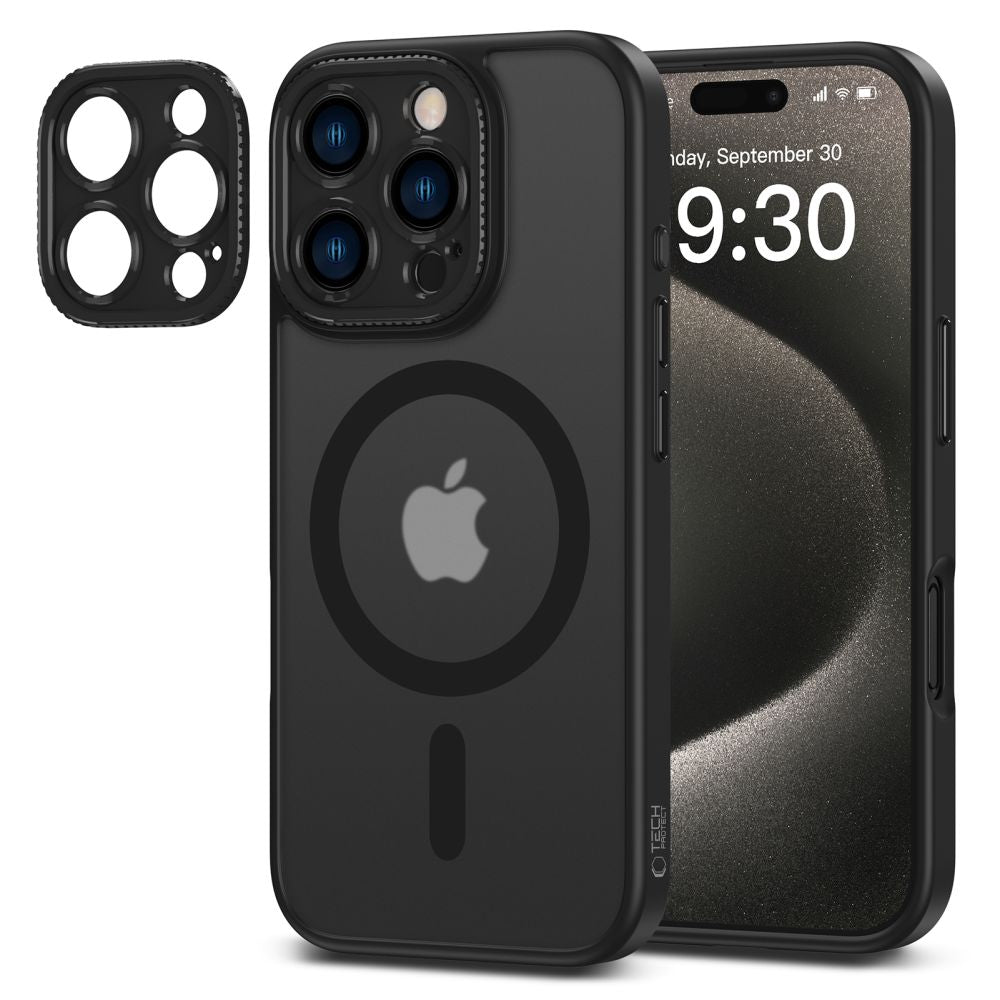 ETUI TECH-PROTECT MAGCAM MAGSAFE IPHONE 16 PRO MAX CZARNE