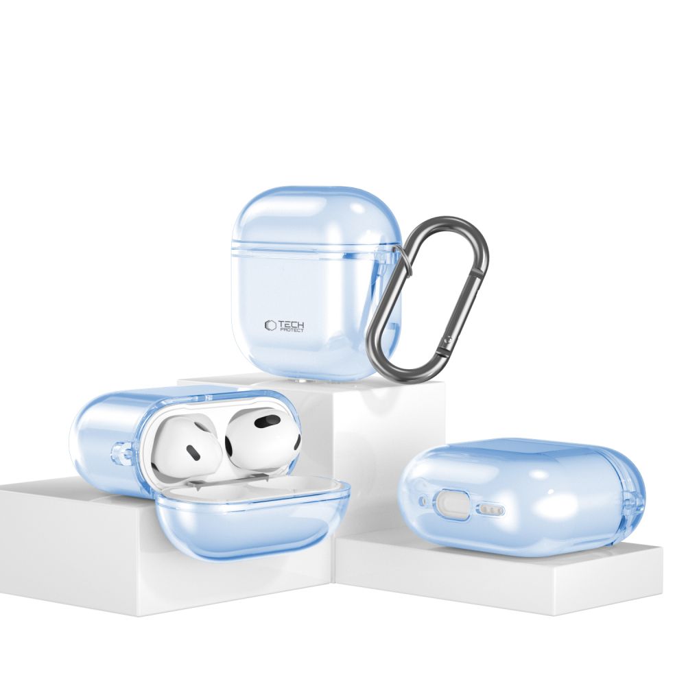 ETUI NA SŁUCHAWKI TECH-PROTECT FLEXAIR APPLE AIRPODS 4 NIEBIESKIE