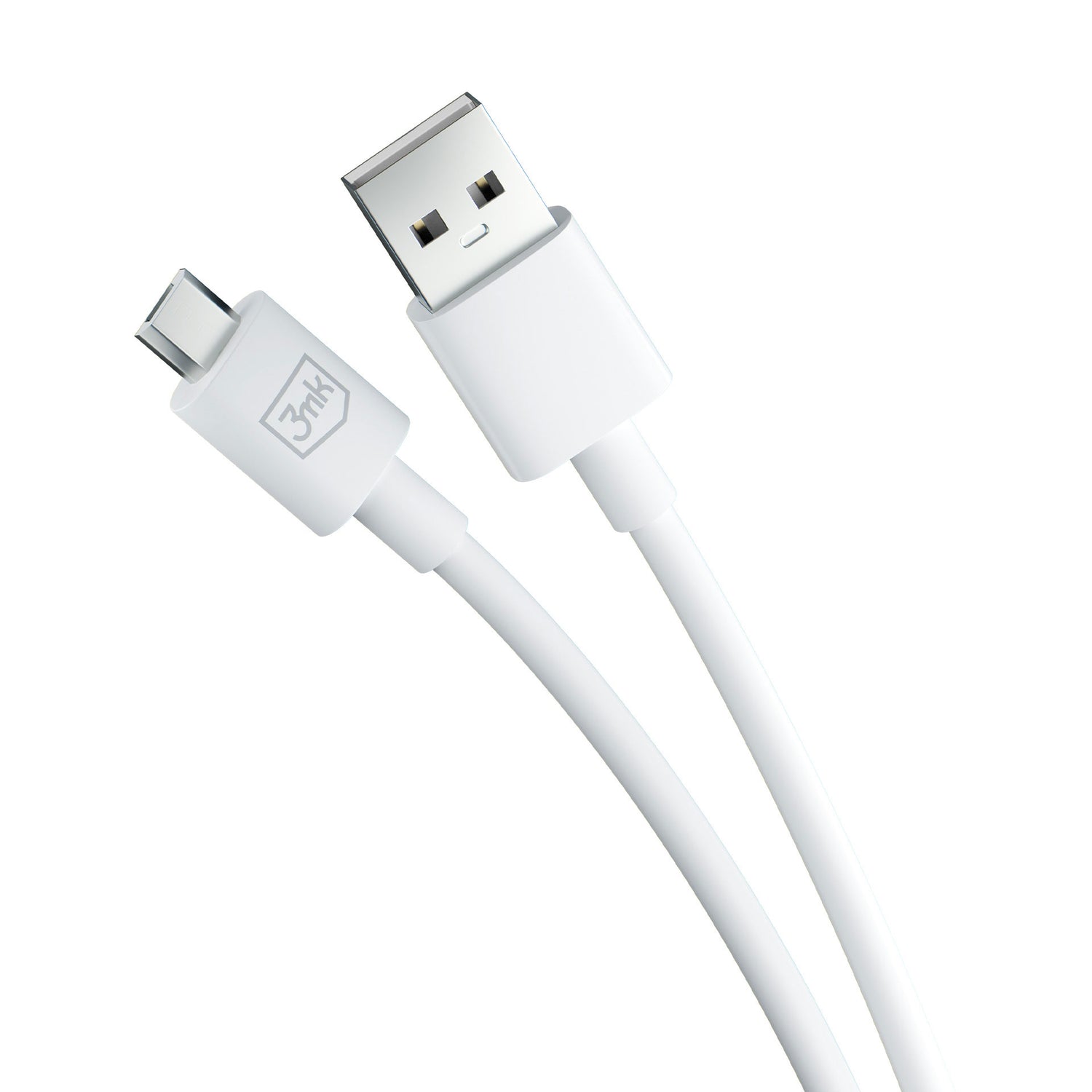 KABEL 3MK HYPER CABLE A TO MICRO 1.2M 5V 2,4A WHITE BIAŁY