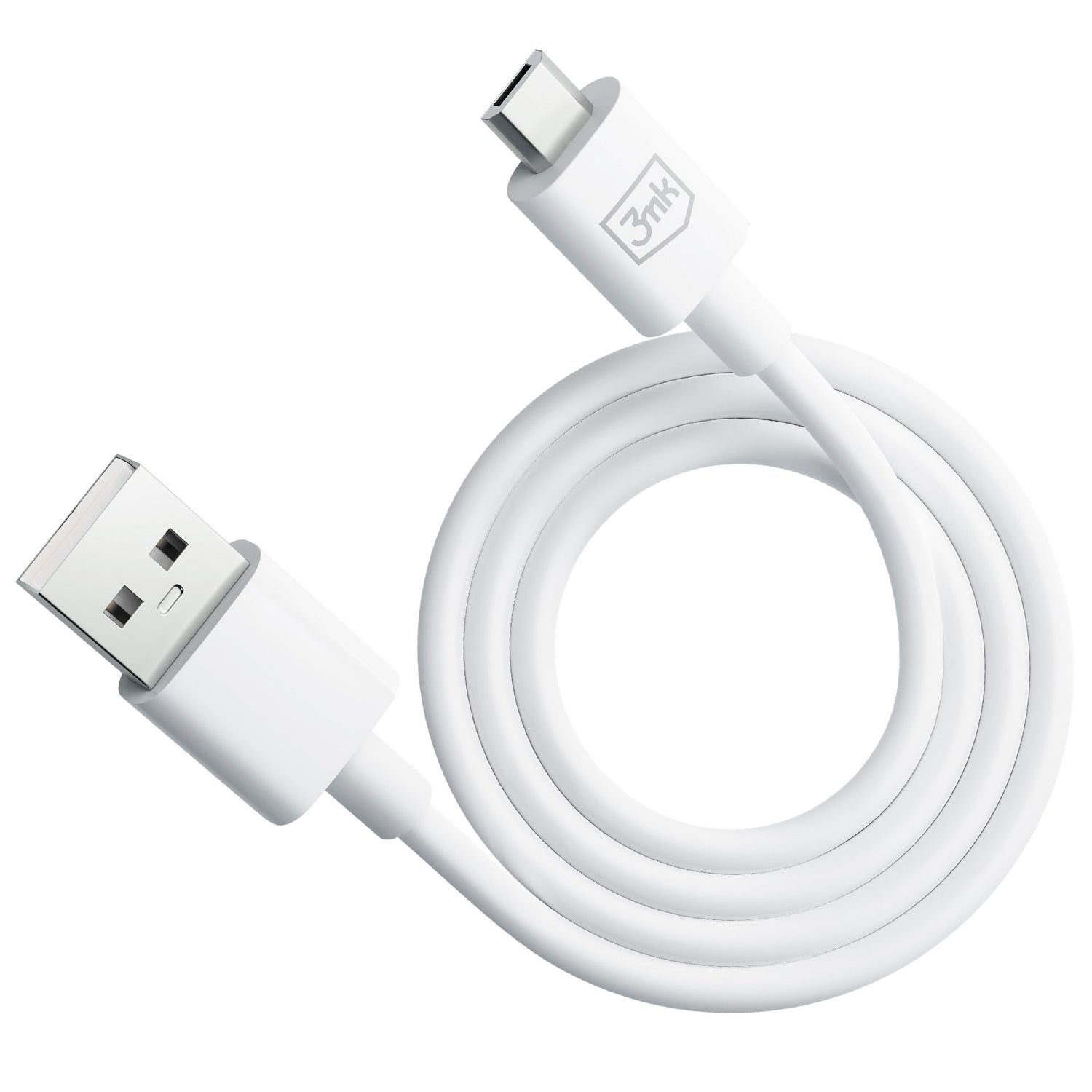 KABEL 3MK HYPER CABLE A TO MICRO 1.2M 5V 2,4A WHITE BIAŁY