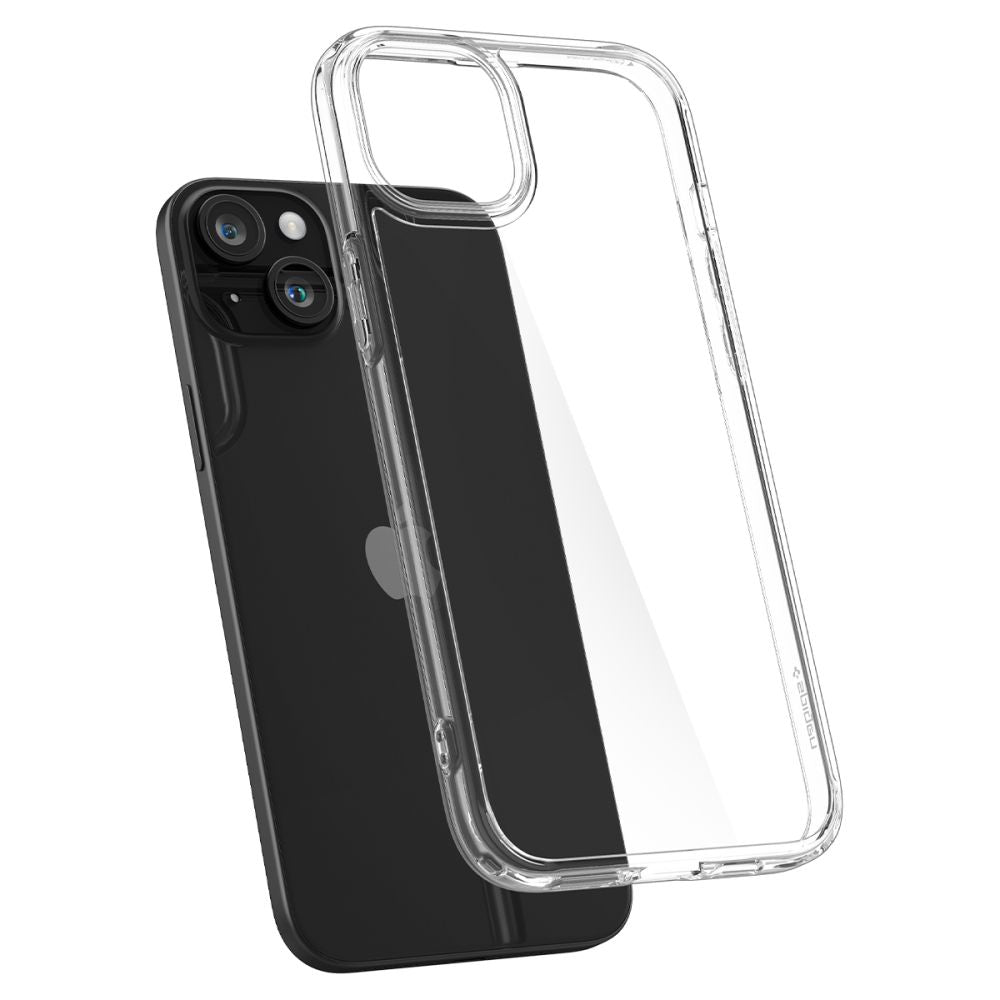 ETUI SPIGEN ULTRA HYBRID IPHONE 15 CRYSTAL CLEAR TRANSPARETNE