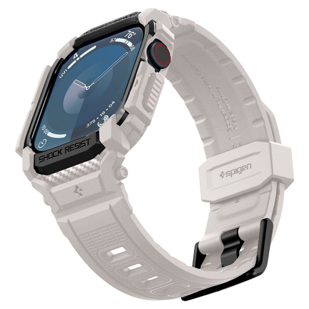 PASEK SPIGEN RUGGED ARMOR ”PRO” APPLE WATCH 10 (46 MM) DUNE BEIGE BEŻOWY