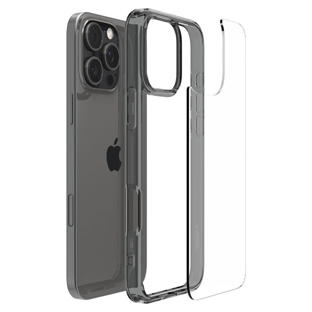 ETUI SPIGEN ULTRA HYBRID IPHONE 16 PRO MAX SPACE CRYSTAL TRANSPARENTNO DYMIONE