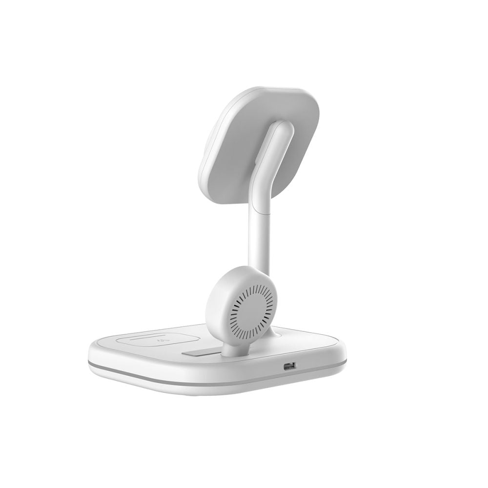 ŁADOWARKA INDUKCYJNA 3W1 TECH-PROTECT QI15W-A27 3IN1 MAGNETIC MAGSAFE WIRELESS CHARGER BIAŁA