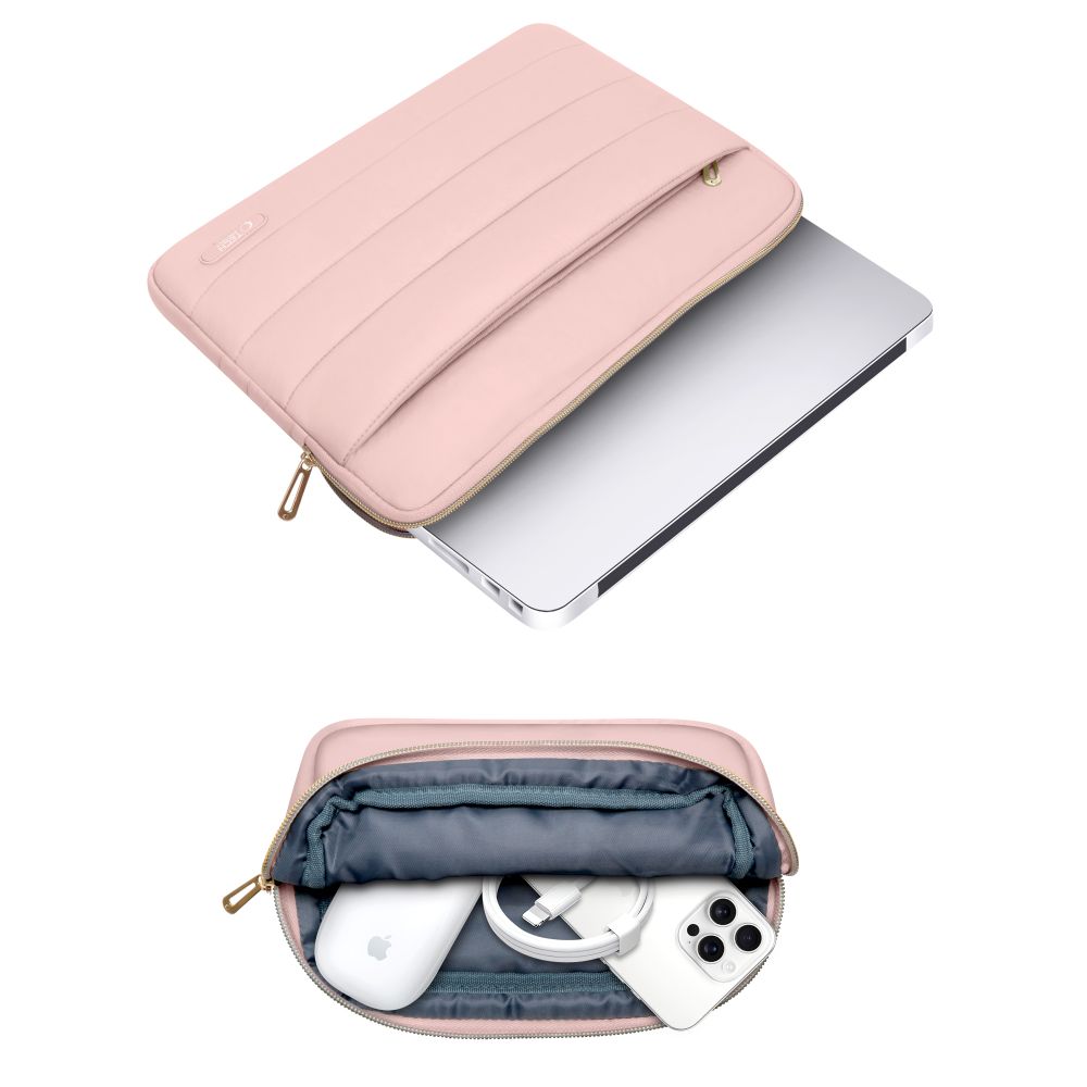 TORBA NA LAPTOP TECH-PROTECT PUFFY LAPTOP 13-14 RÓŻOWA