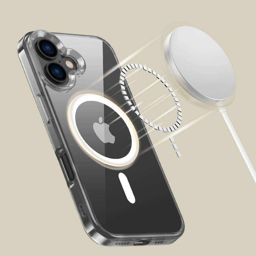 ETUI TECH-PROTECT FLEXAIR HYBRID MAGSAFE IPHONE 16 CLEAR TRANSPARETNE