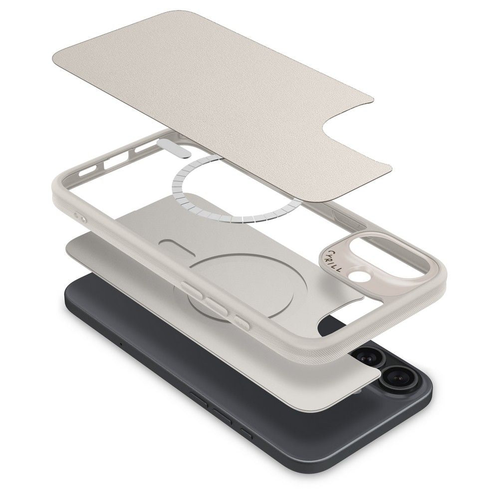 ETUI SPIGEN CYRILL KAJUK MAG MAGSAFE IPHONE 16 CREAM BEŻOWE