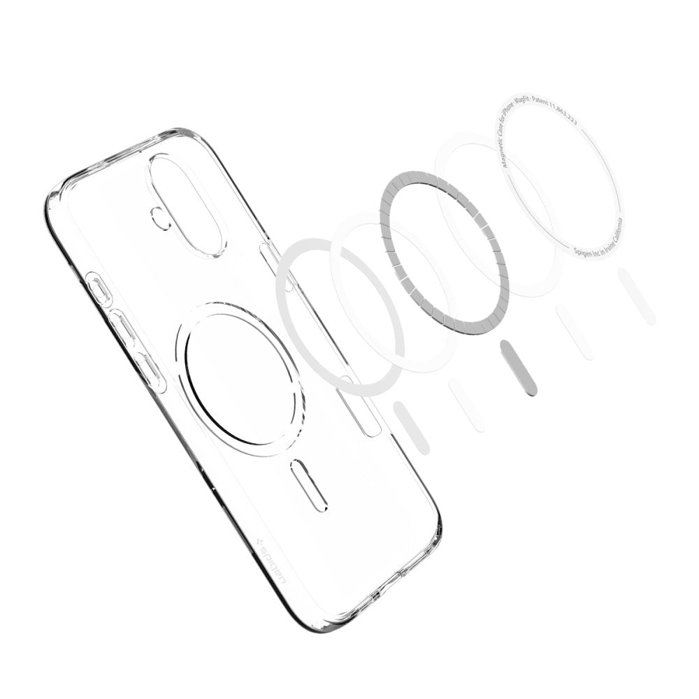 ETUI SPIGEN LIQUID CRYSTAL MAG MAGSAFE IPHONE 16 PLUS CLEAR TRANSPARENTNE