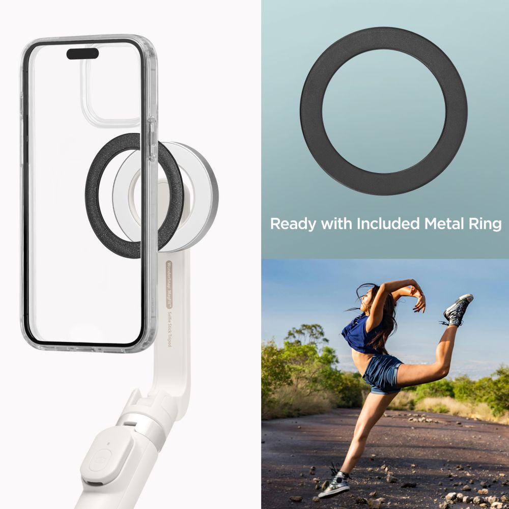 SELFIE STICK TRIPOD SPIGEN S571W MAGSAFE BLUETOOTH BEŻOWY
