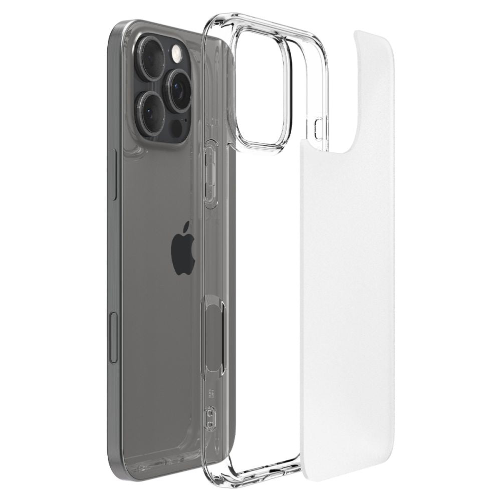 ETUI SPIGEN ULTRA HYBRID IPHONE 16 PRO MAX FROST CLEAR MATOWO TRANSPARETNE