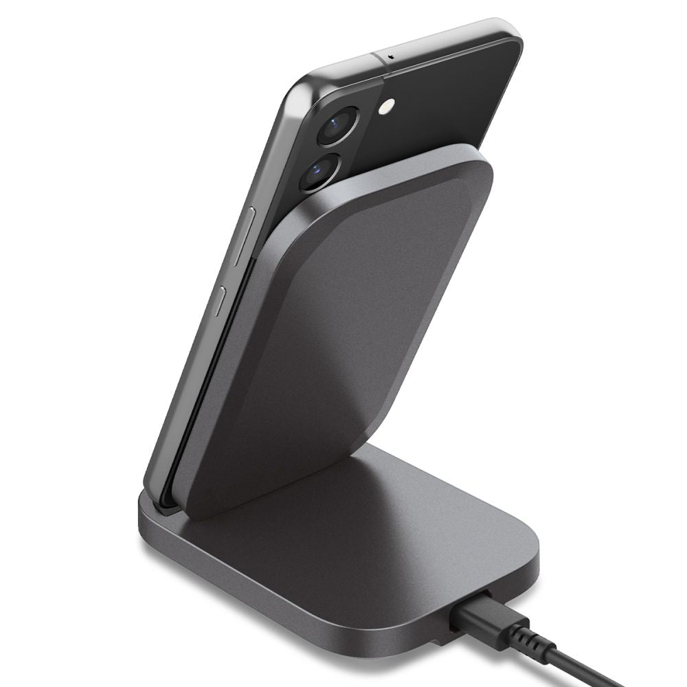 ŁADOWARKA INDUKCYJNA SPIGEN PF2102 ARCFIELD WIRELESS CHARGER 15W BLACK CZARNA