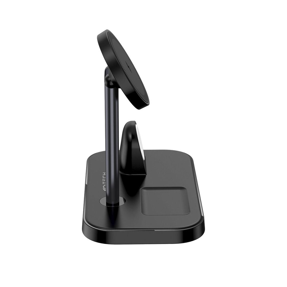 ŁADOWARKA INDUKCYJNA 3W1 TECH-PROTECT QI15W-A22 MAGNETIC WIRELESS MAGSAFE CZARNY