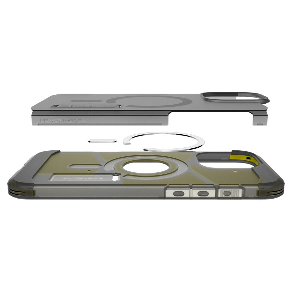 ETUI SPIGEN TOUGH ARMOR MAG MAGSAFE IPHONE 16 PRO MAX FROST BLACK MATOWE CZARNE