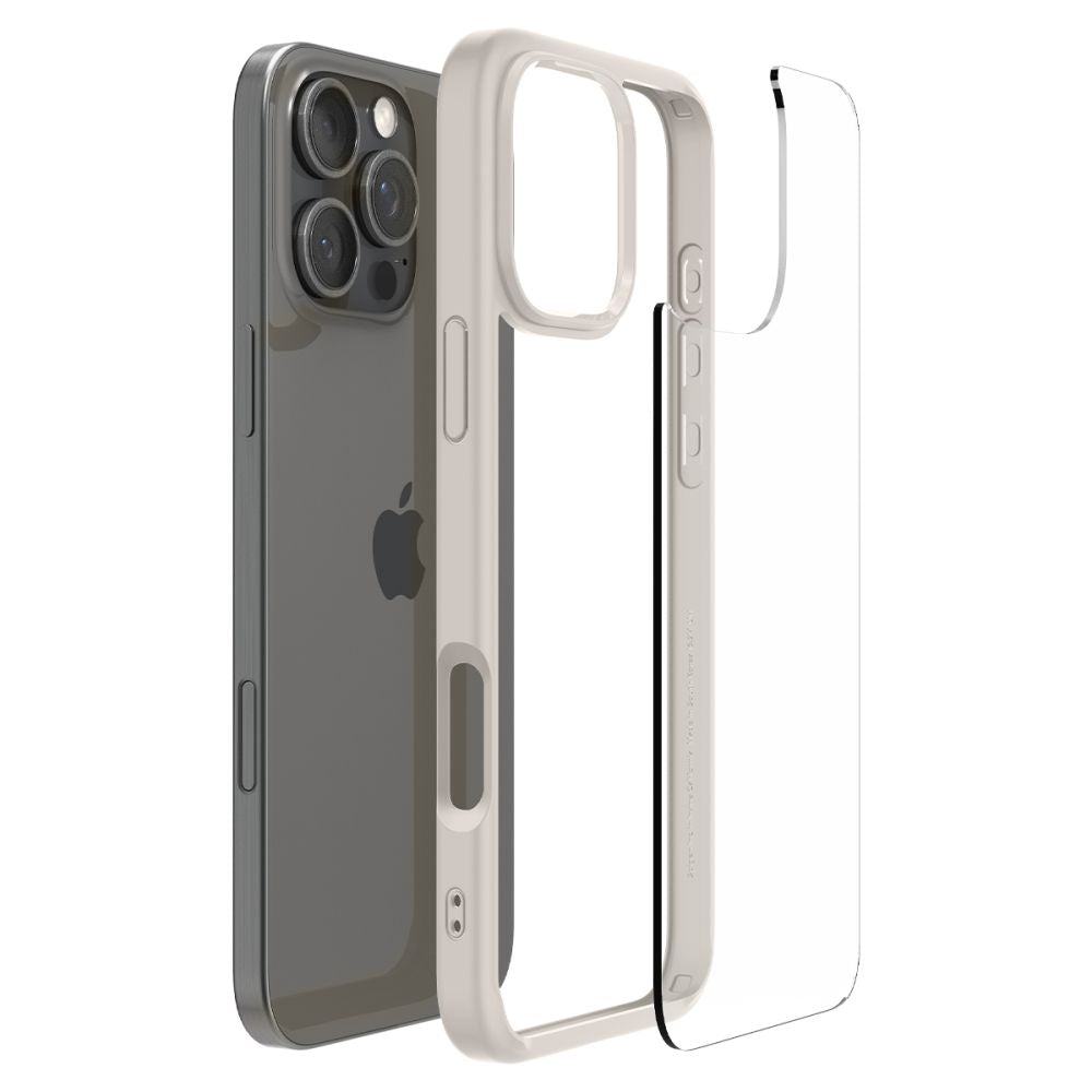 ETUI SPIGEN ULTRA HYBRID IPHONE 16 PRO MAX NATURAL TITANIUM TYTANOWE